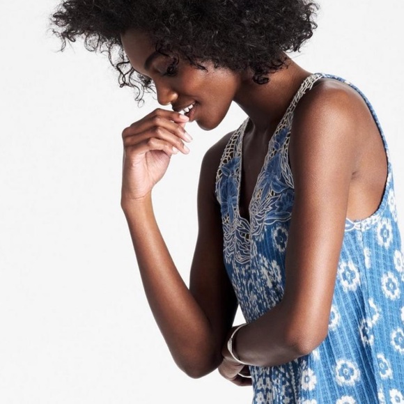 LUCKY BRAND, FLORAL LACE YOKE TANK - Picture 16 of 16